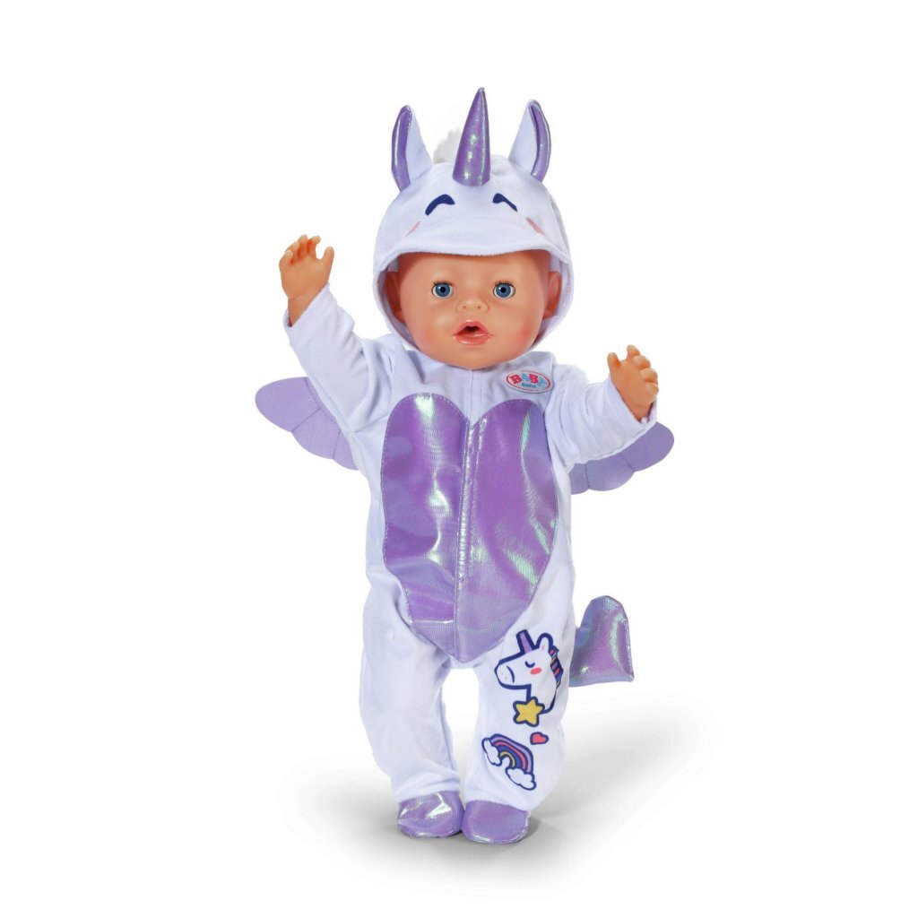 Baby Born Eenhoorn Onesie Paars