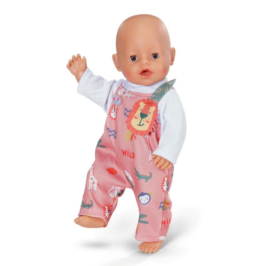 Baby Born Jungle Romper Roze/Wit