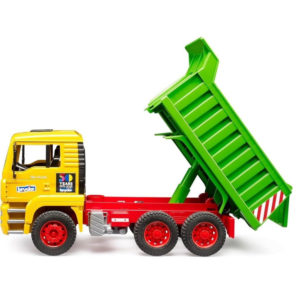 Bruder 50 Jaar Bruder Man Dumptruck 1:16