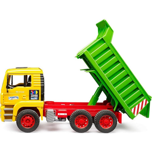 Bruder 50 Jaar Bruder Man Dumptruck 1:16