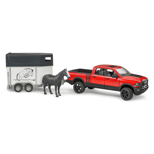Bruder 2501 Dodge Ram Auto Met Paardentrailer