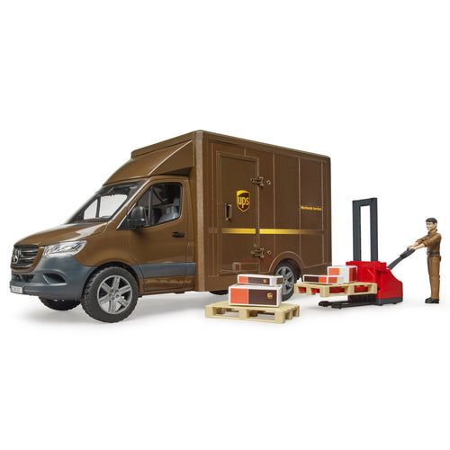 Bruder 02678 Mercedes Benz Sprinter Ups + Figuur En Accessoires
