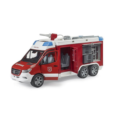 Bruder 02680 Mb Sprinter Brandweerwagen + Licht En Geluid