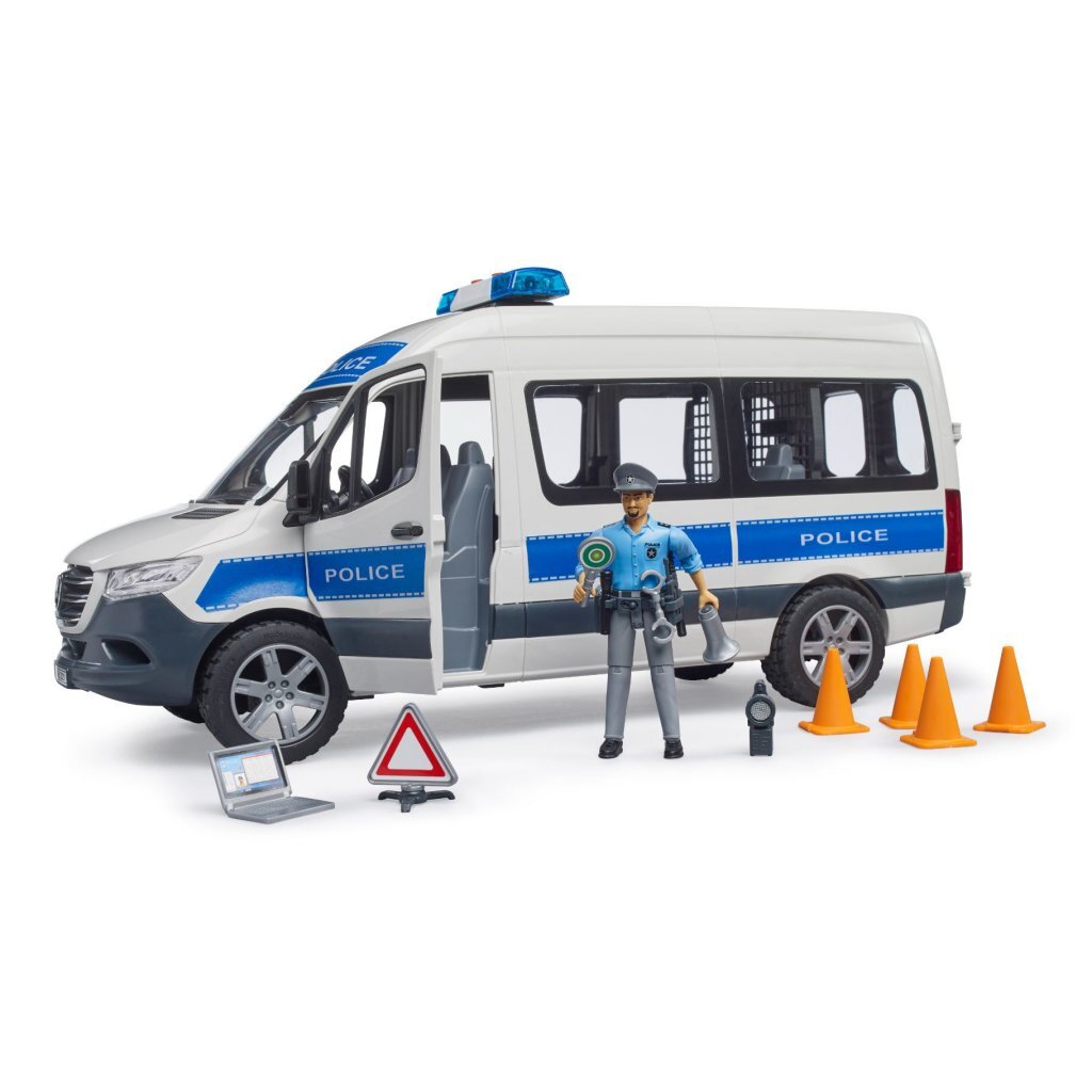 Bruder 02683 Mb Sprinter Politiehulpvoertuig + Licht- En Geluidsmodule