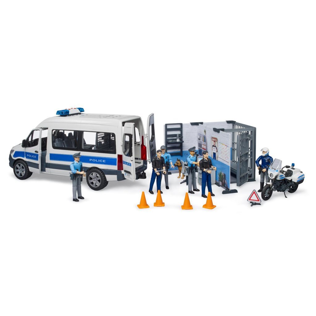 Bruder 02683 Mb Sprinter Politiehulpvoertuig + Licht- En Geluidsmodule
