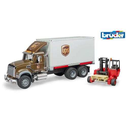 Bruder 2828 Mack Ups Vrachtwagen Met Heftruck