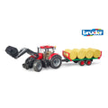 Bruder 03198 Case Ih Optum 300Cvx Tractor + Balenwagen 1:16