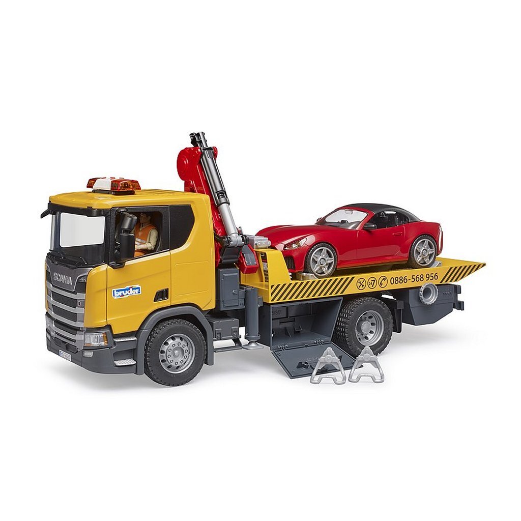 Bruder 03552 Scania Super 560R Takelwagen + Licht En Geluid + Roadster