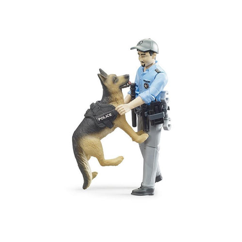 Bruder 62150 Bworld Politieman Met Hond