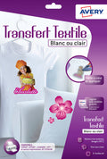 Avery Av-C9405-8 Transferfolie T-Shirt A4 Transparant Doos A 8 Vel