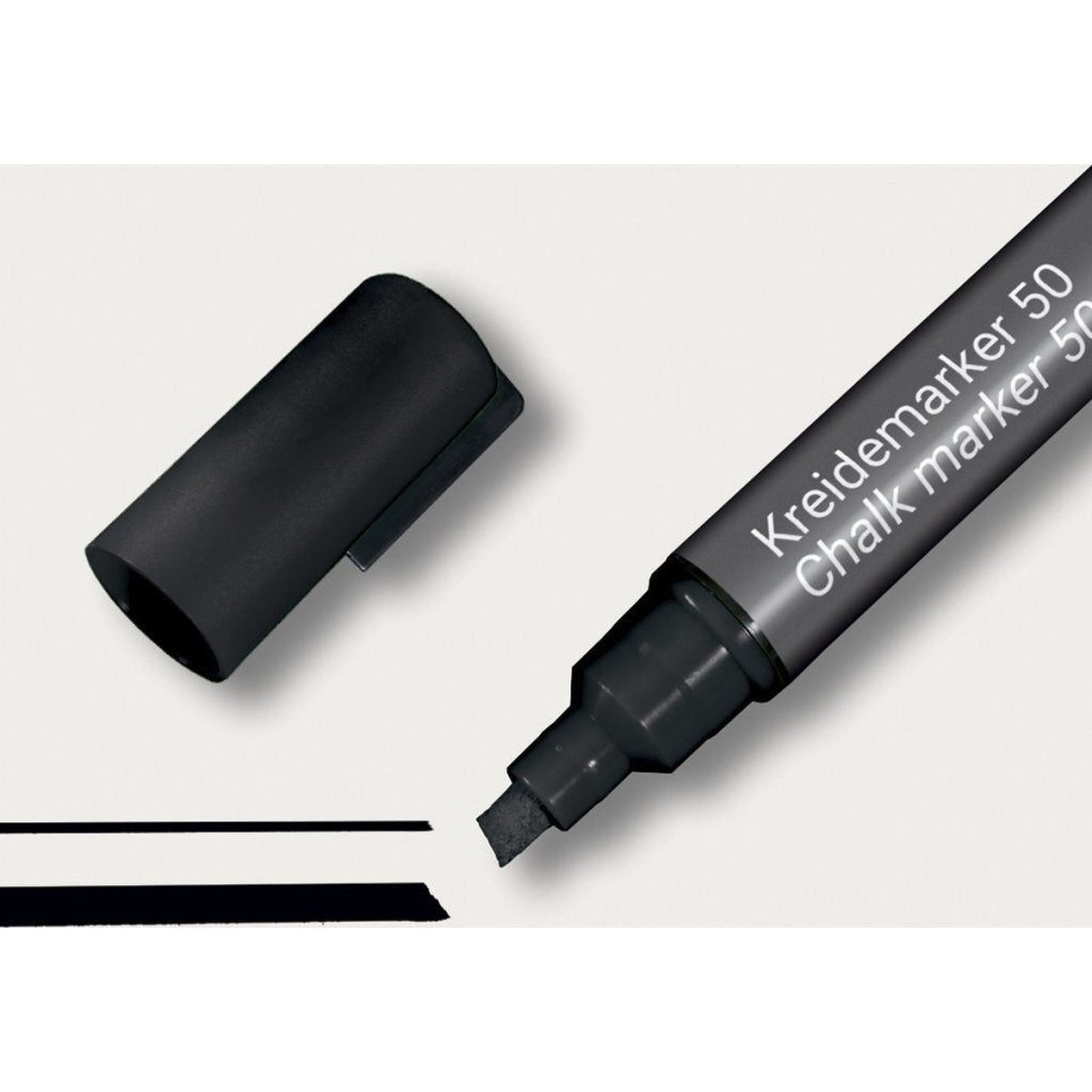 Sigel Si-Ba180 Krijtstift Wigpunt 1-5 Mm Zwart