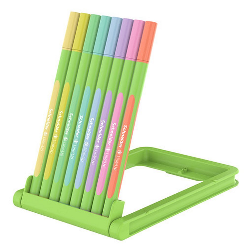 Schneider S-191088 Line-Up Fineliners 0.4 Mm 8 Stuks Pastel