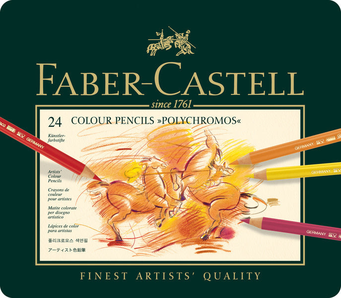 Faber Castell Fc-110024 Kleurpotlood Polychromos Etui À 24 Stuks