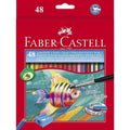 Faber Castell Fc-114448 Aquarelpotloden + Slijper En Penseel 48 Stuks