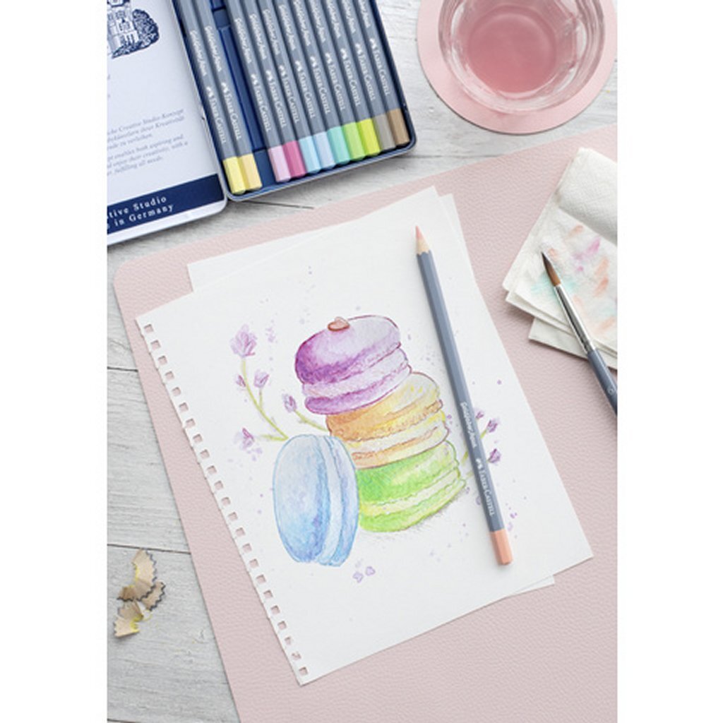 Faber Castell Fc-114639 Goldfaber Aqua Aquarelpotloden 36 Stuks Pastels/Full Tones/Shaded Tones