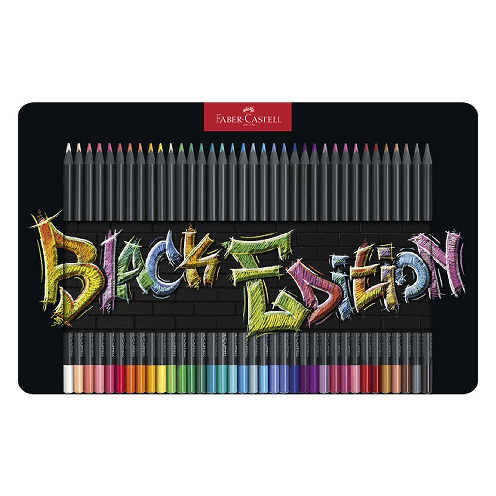 Faber Castell Fc-116437 Black Edition Kleurpotloden 36 Stuks
