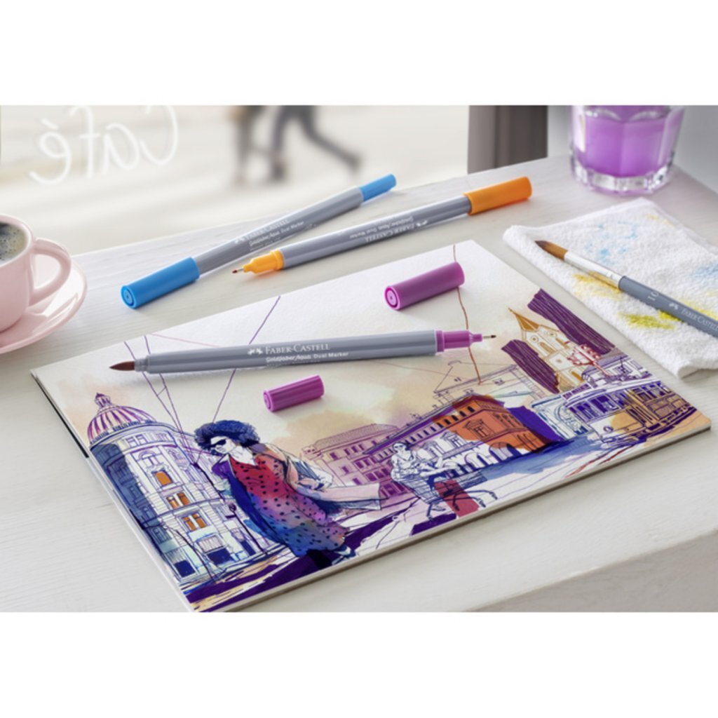 Faber Castell Fc-164624 Goldfaber Duo Aquarelmarkers 24 Stuks