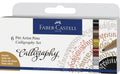 Faber Castell Fc-167506 Tekenstift Faber-Castell Pitt Artist Pen Kalligrafieset 6X