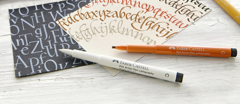 Faber Castell Fc-167512 Tekenstift Faber-Castell Pitt Artist Kalligrafieset Studiobox 12 Stuks