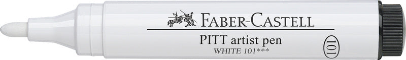 Faber Castell Fc-167601 Tekenstift Pitt Artist Pen 101 Wit 2.5Mm