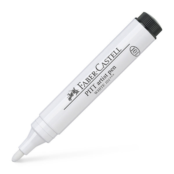 Faber Castell Fc-167601 Tekenstift Pitt Artist Pen 101 Wit 2.5Mm