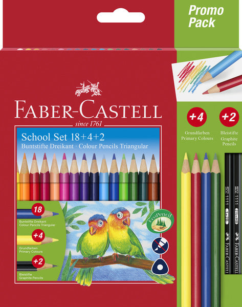 Faber Castell Fc-201597 Kleurset Faber-Castell Trianular