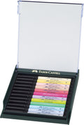 Faber Castell Fc-267420 Tekenstift Faber-Castell Pitt Artist Pen Brush Set 12 Stuks Pastel