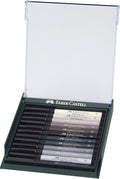 Faber Castell Fc-267423 Tekenstift Faber-Castell Pitt Artist Pen Brush Set 12 Stuks Grijstinten