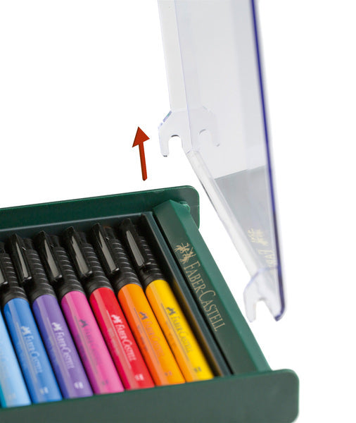 Faber Castell Fc-267424 Tekenstift Faber-Castell Pitt Artist Pen Brush Set 12 Stuks Skin