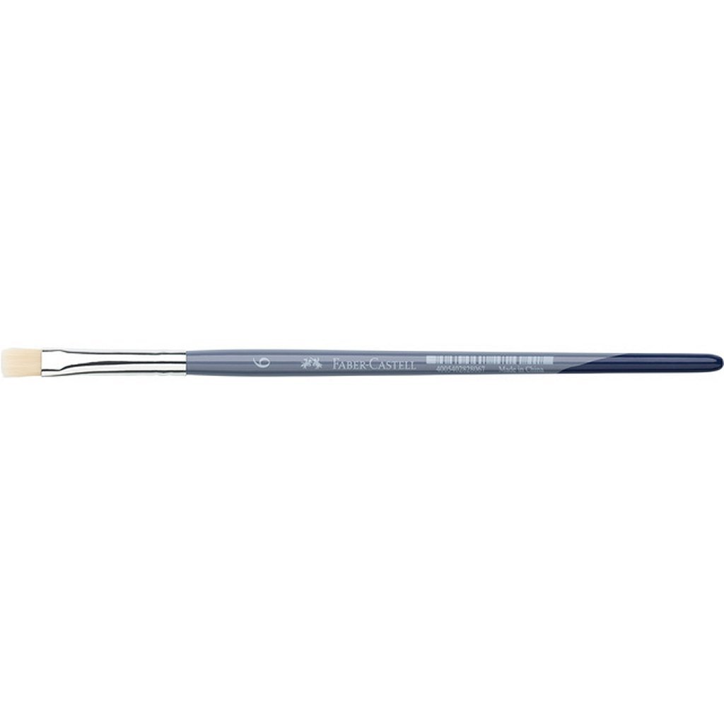 Faber Castell Fc-282806 Penseel Platte Kwast Nr. 6