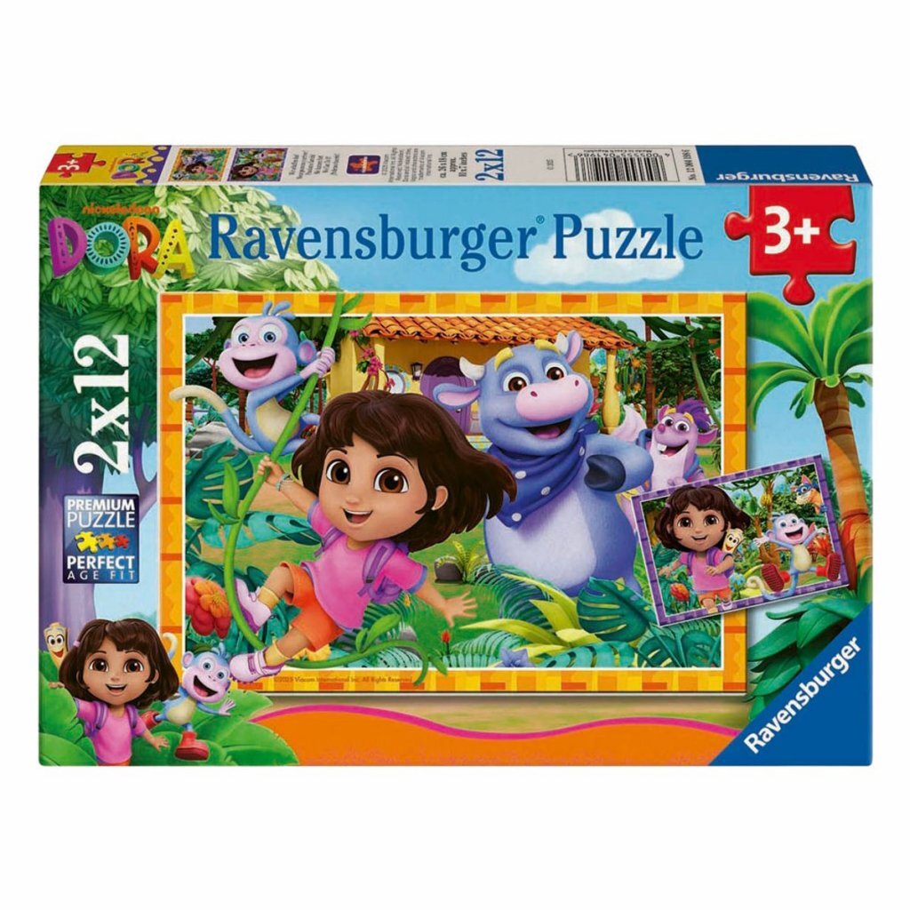 Ravensburger Puzzel Dora We Can Do It! 2X12 Stukjes