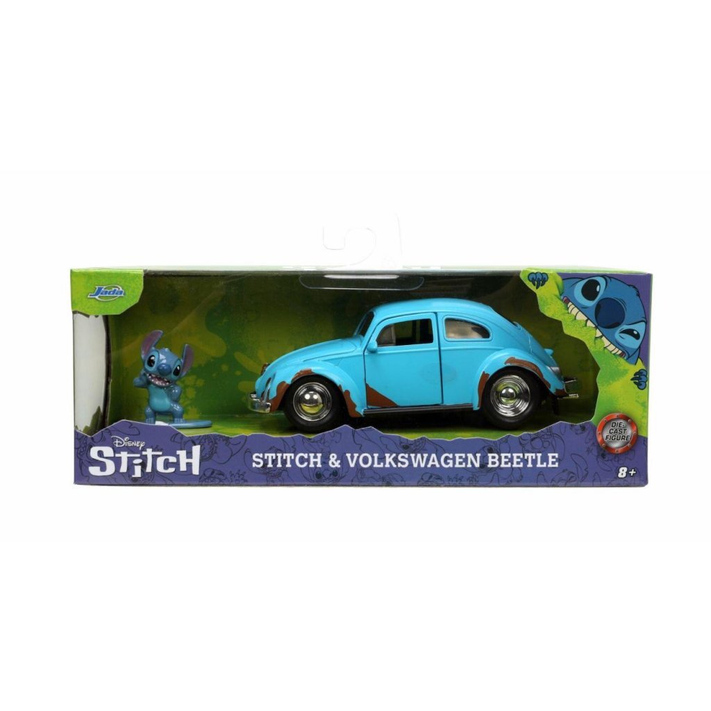 Disney Stitch Met Die-Cast Volkswagen Beetle 1:32