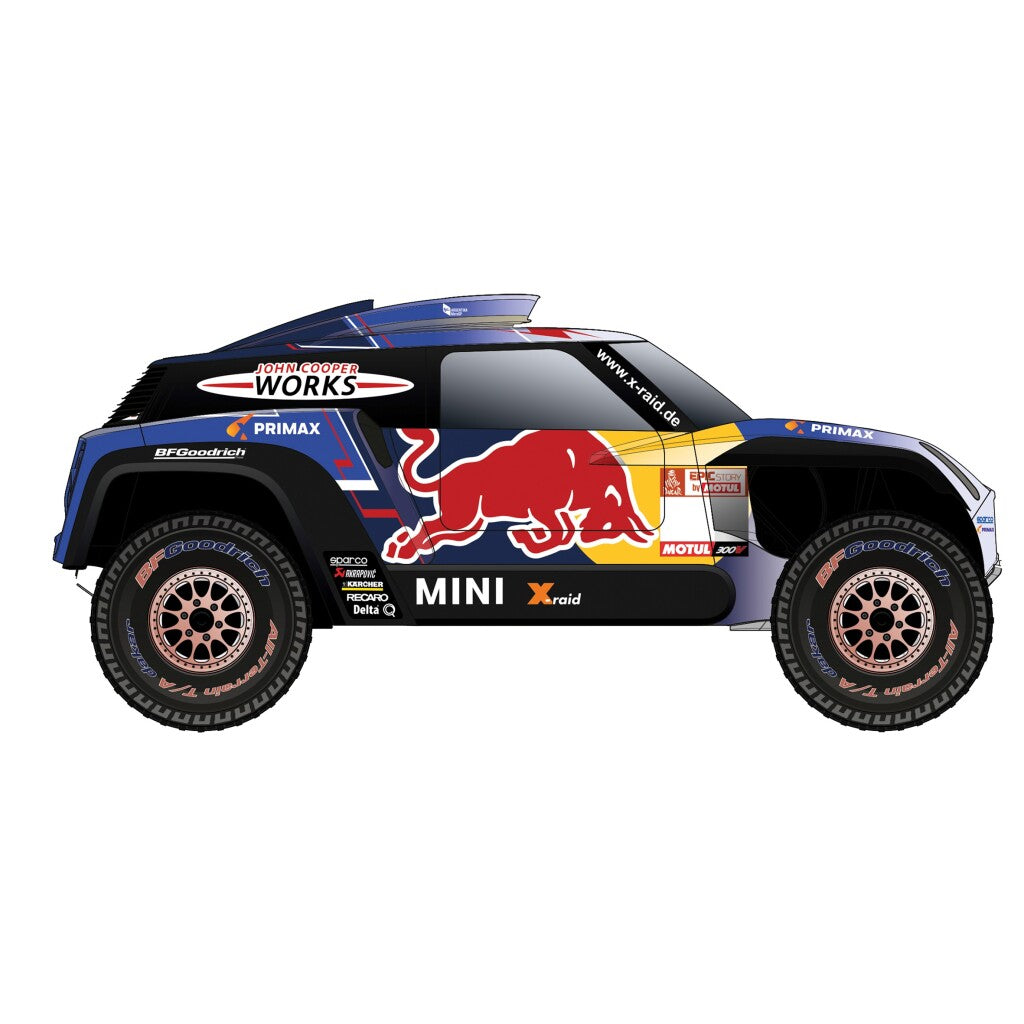 Basic Rc Mini John Cooper Works Red Bull Buggy 1:16