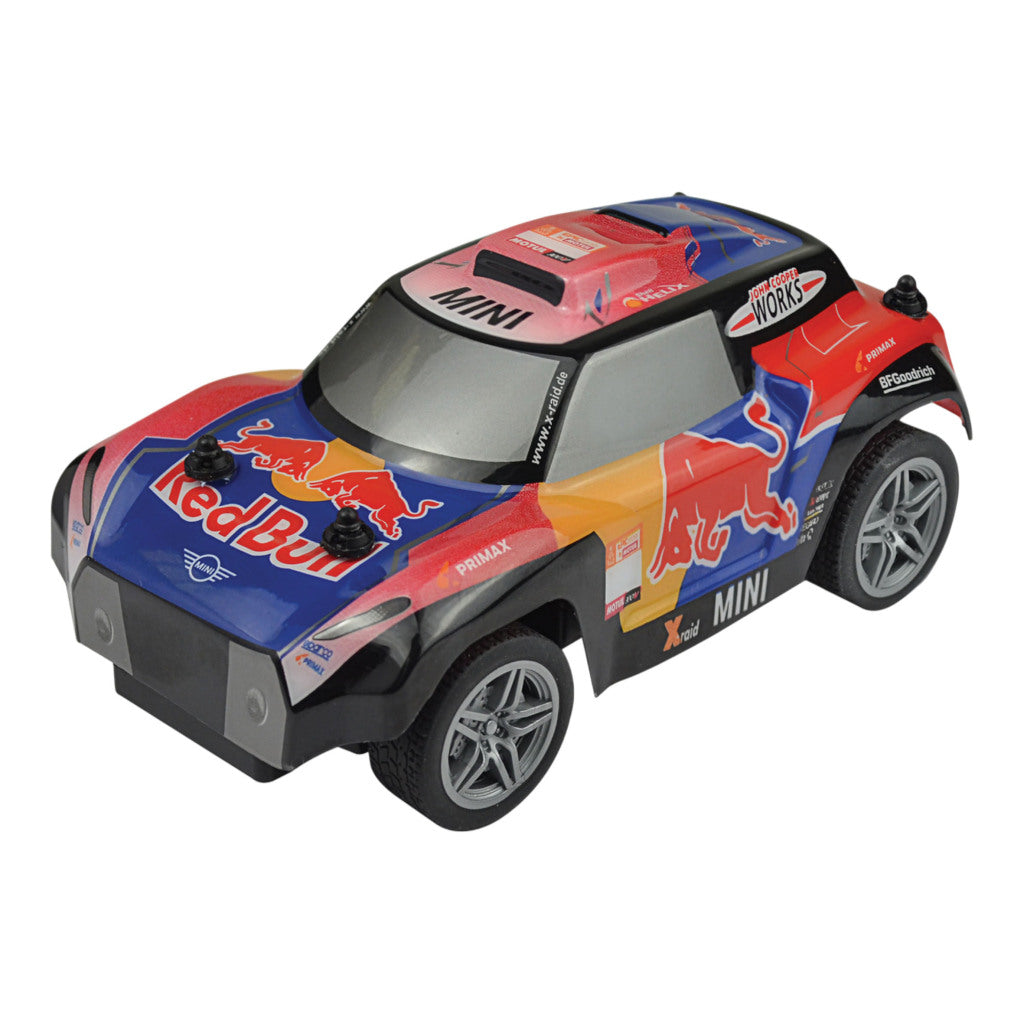 Happy People Rc X-Raid Mini Jcw Buggy Red Bull 1:28 15 Cm