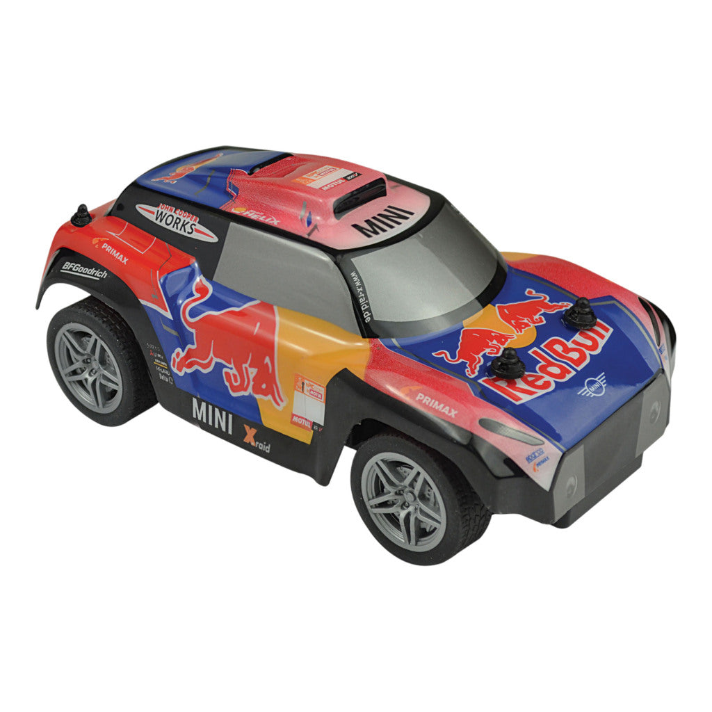 Happy People Rc X-Raid Mini Jcw Buggy Red Bull 1:28 15 Cm