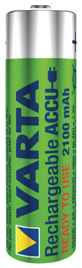 Varta Varta-56706B Oplaadbare Nimh-Batterij Aa 1.2 V Dc 2100 Mah 4-Blisterkaart