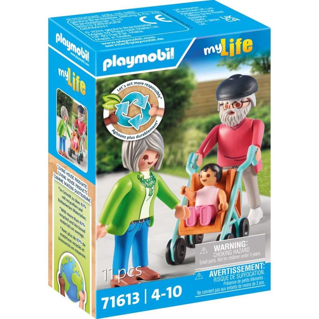 Playmobil 71613 My Life Grootouders Met Baby