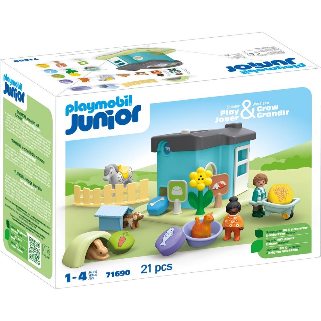 Playmobil 71690 Junior Dierenpension Met Voerautomaat