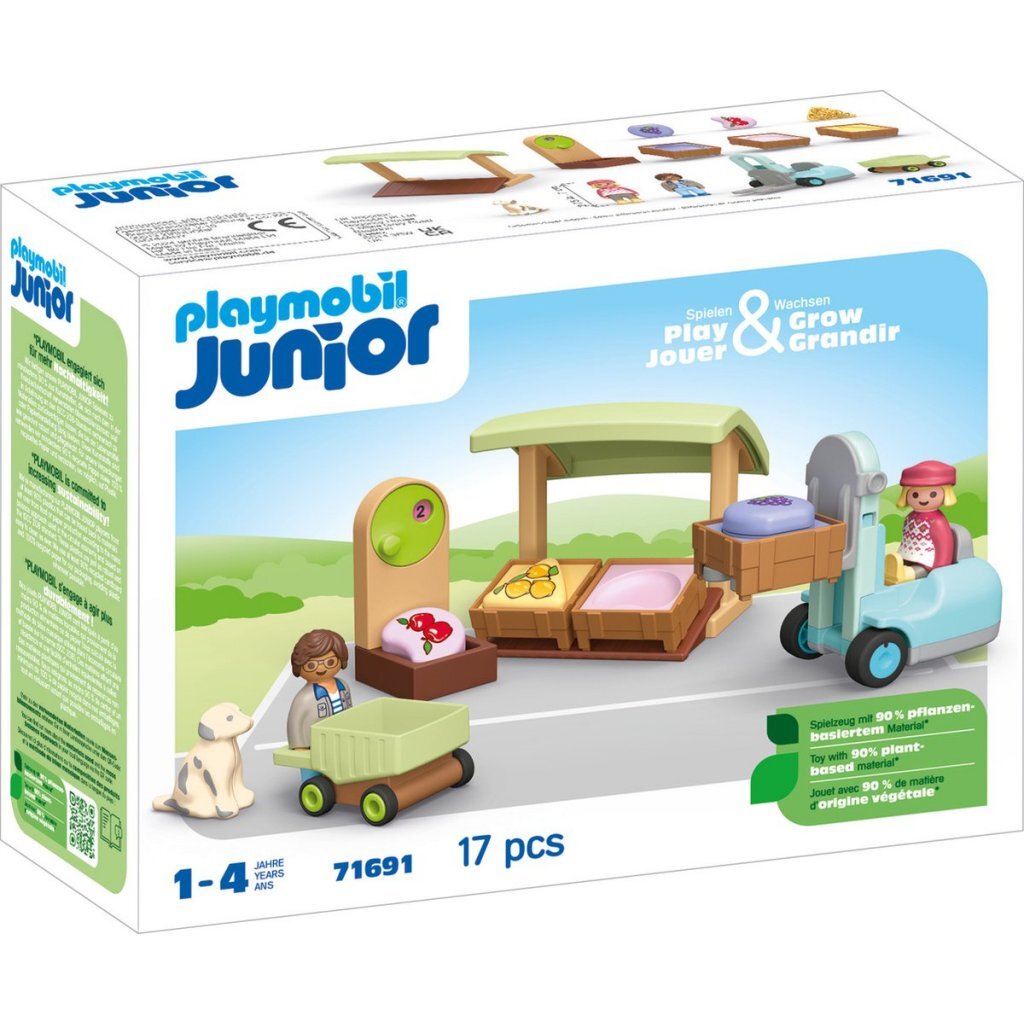 Playmobil 71691 Junior Biologische Marktkraam En Heftruck