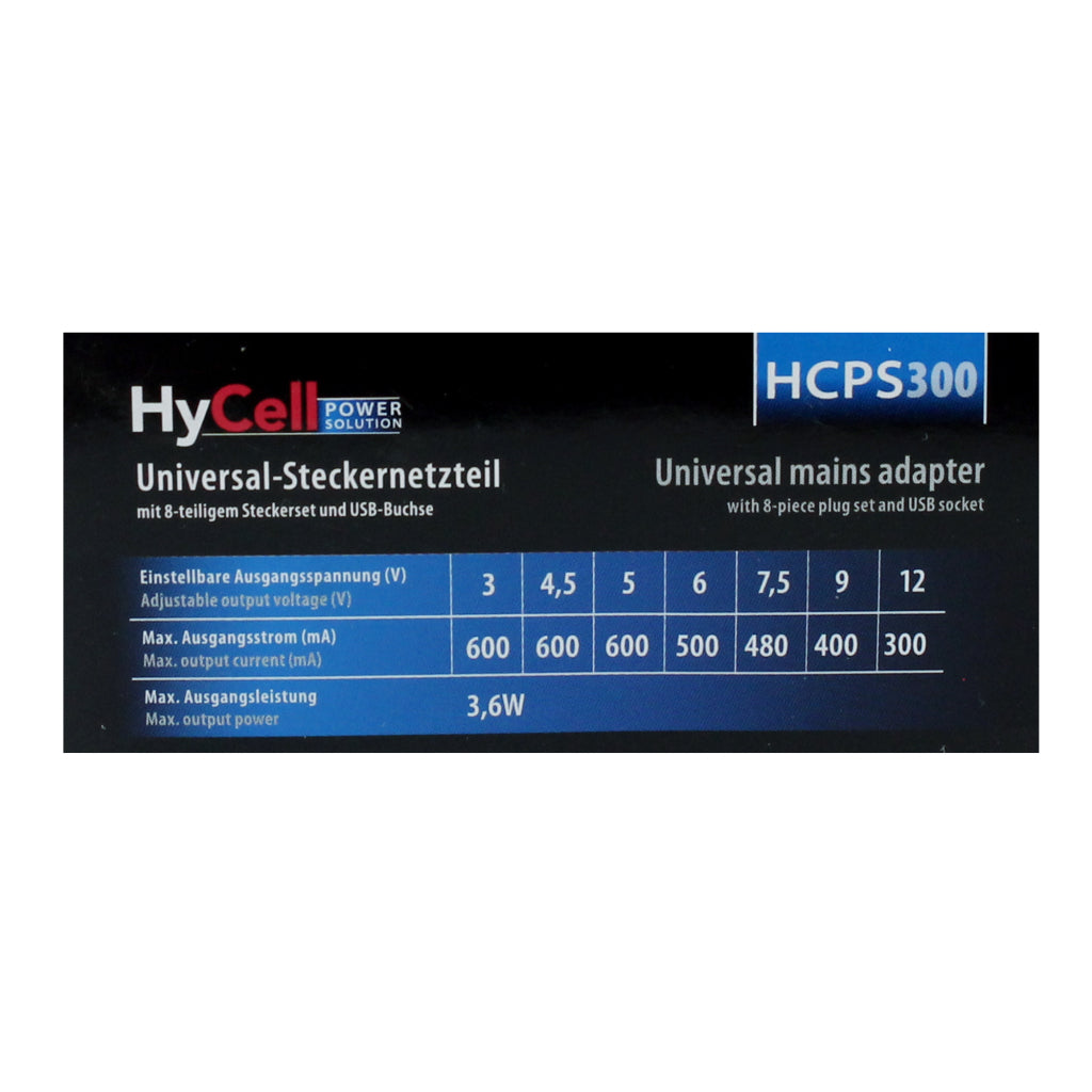 Ansmann Hycell Universeel Voeding 3,6W 300Ma