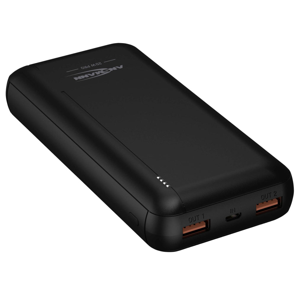 Ansmann Powerbank Usb-C 20.000 Mah Zwart