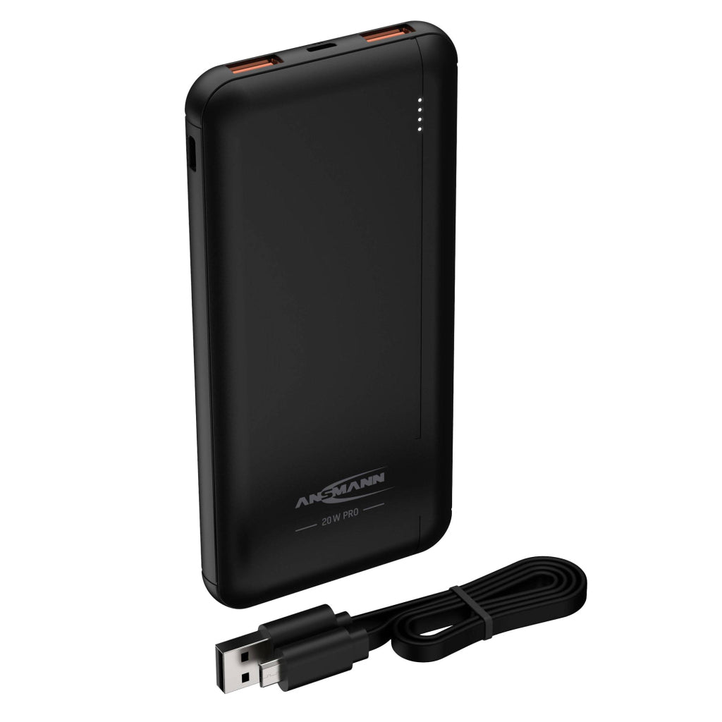 Ansmann Powerbank Usb-C 10.000 Mah Zwart