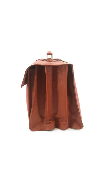 Juscha Ju-6208001 Schooltas Bruin Leder