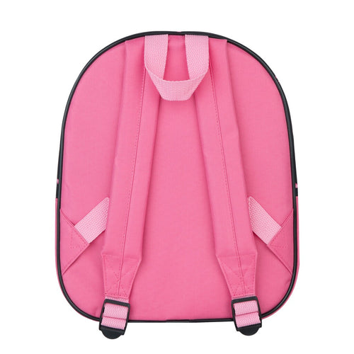Barbie Rugzak 30X25X10 Cm Roze/Zwart