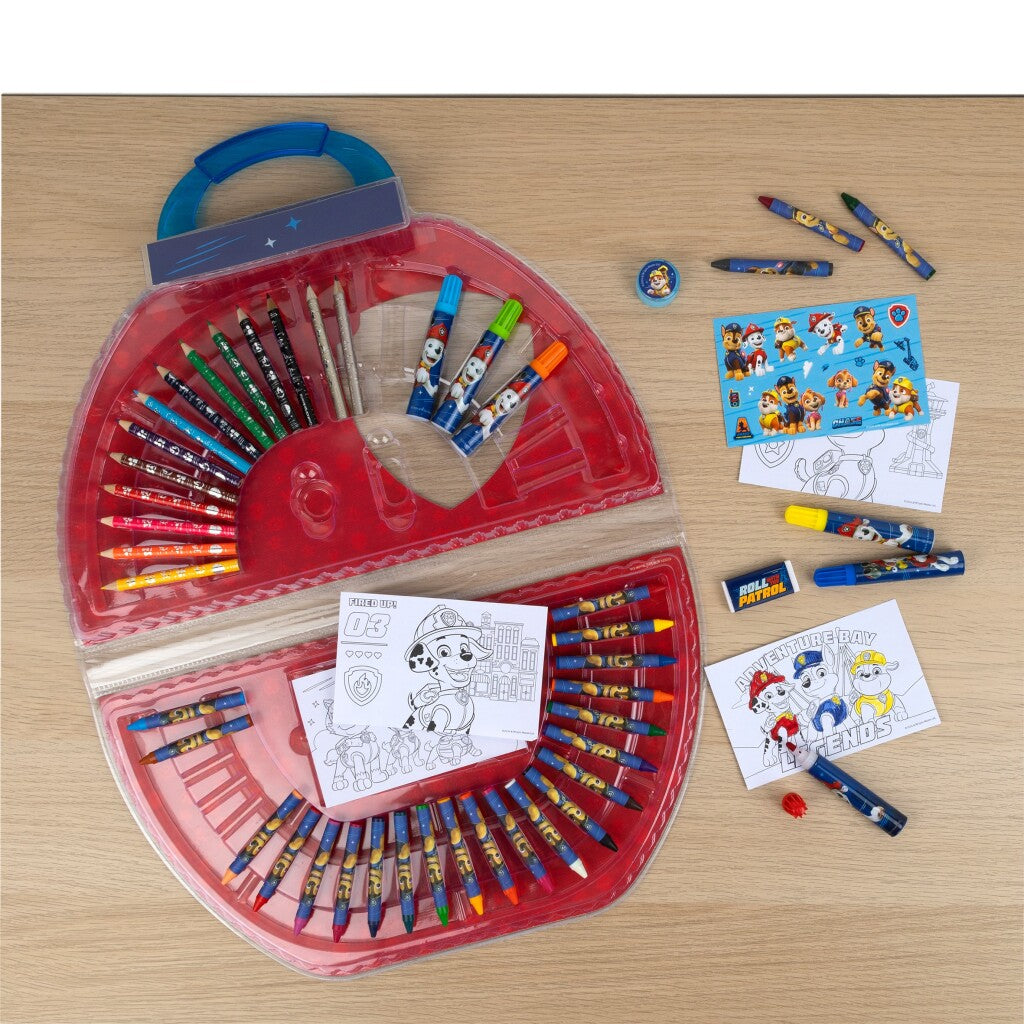 Paw Patrol Kleurkoffer 51-Delig