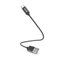 Hama Oplaadkabel Usb-A - Usb-C 0,2 M Nylon Zwart