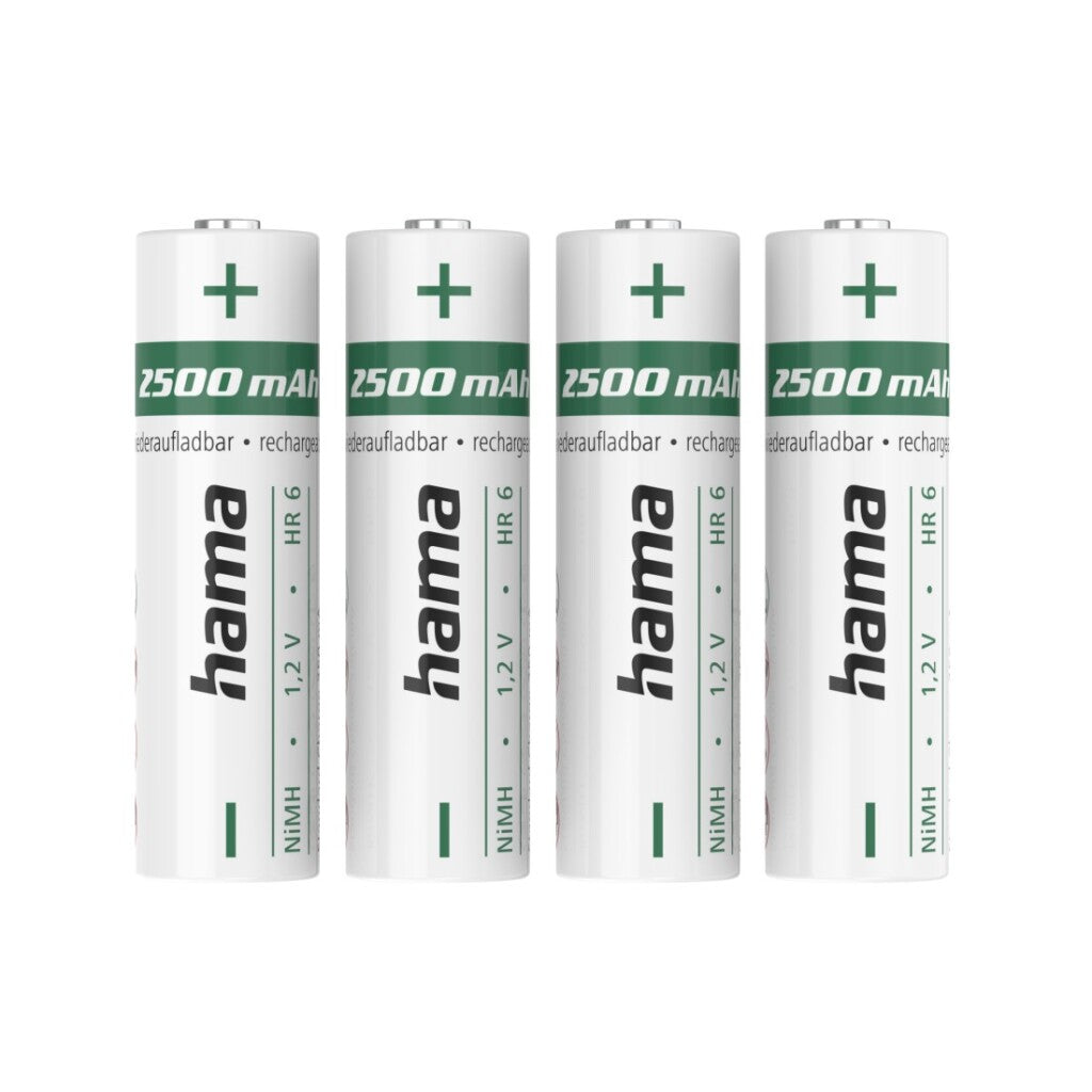 Hama Nimh-Accu&Apos;S Aa Mignon 2500 Mah 1,2 V 4 Stuks