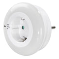 Hama Led-Nachtlampje Circle M. Geïntegr. Stopcont. Lichtsensor Aanraakbev.