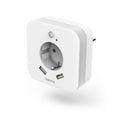 Hama Led-Nachtlampje Met Stopcontact 2 Usb-Uitgangen Bewegings- En Lichtsensor
