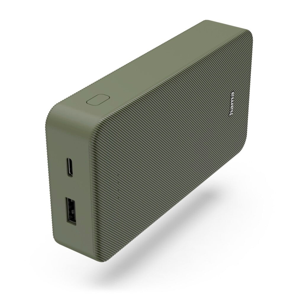 Hama Power Pack Colour 20 20000Mah 2 Uitgangen: Usb-C Usb-A Groen